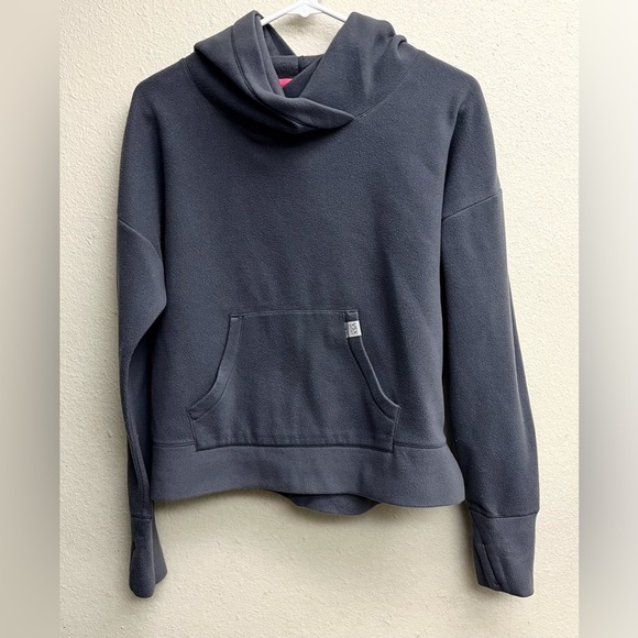 VSX Victoria’s Secret Sport Fleece Hoodie Womens Size Medium Grey - Picture 1 of 3